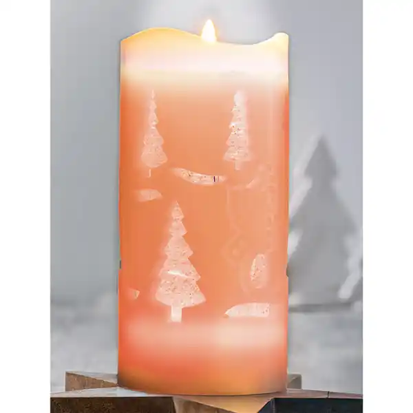 Bild 2 von Flower Power 3D-LED-Echtwachs-Kerze