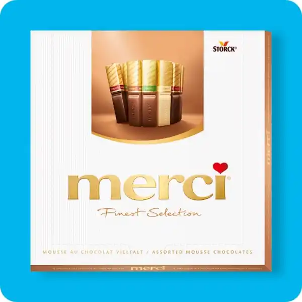 Bild 1 von STORCK® merci®  Finest Selection, Mousse-au-Chocolat-Vielfalt