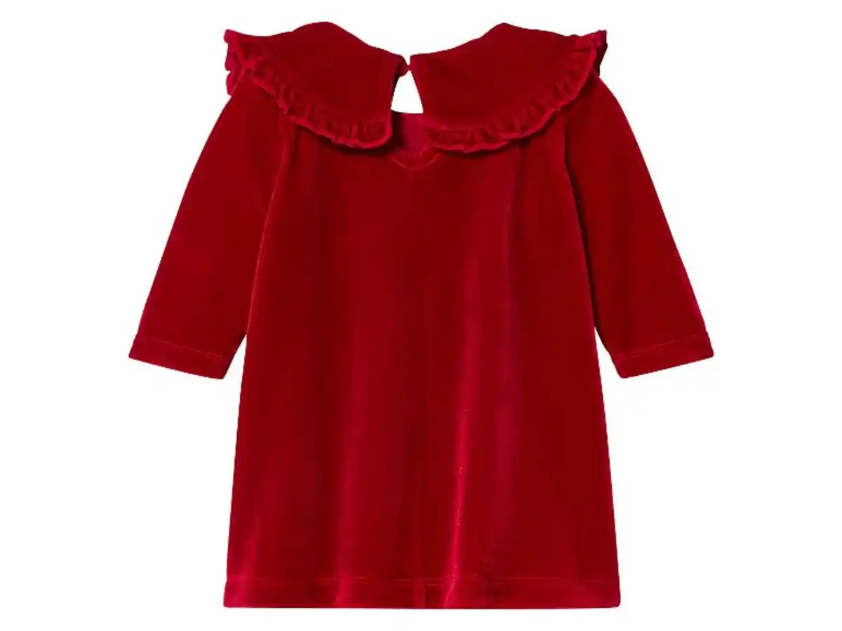 Bild 3 von lupilu® Baby Kleid, mit weicher Velours-Qualität