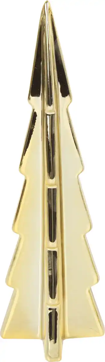 Bild 1 von TrendLine Deko Keramik Baum 23 x 7 x 7 cm gold