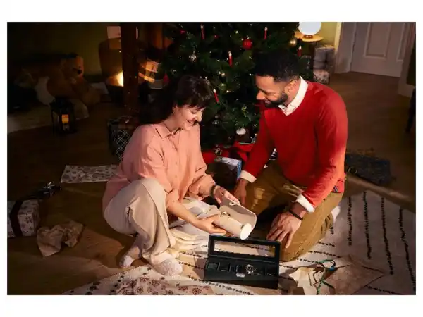 Bild 2 von AURIOL® Uhrenbox / Uhrenrolle, mit herausnehmbaren Uhrenkissen