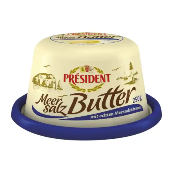 Bild 1 von PRÉSIDENT Meersalzbutter 250g