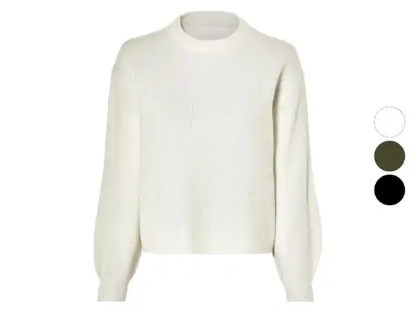 Bild 1 von esmara® Damen Strickpullover, mit Wollanteil