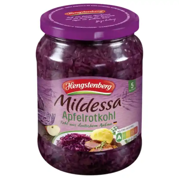 Bild 1 von Hengstenberg Rotkohl oder HAK Apfel-/Rotkohl