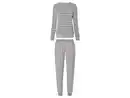 Bild 2 von esmara® Damen Frottee-Pyjama, lang, mit Baumwolle