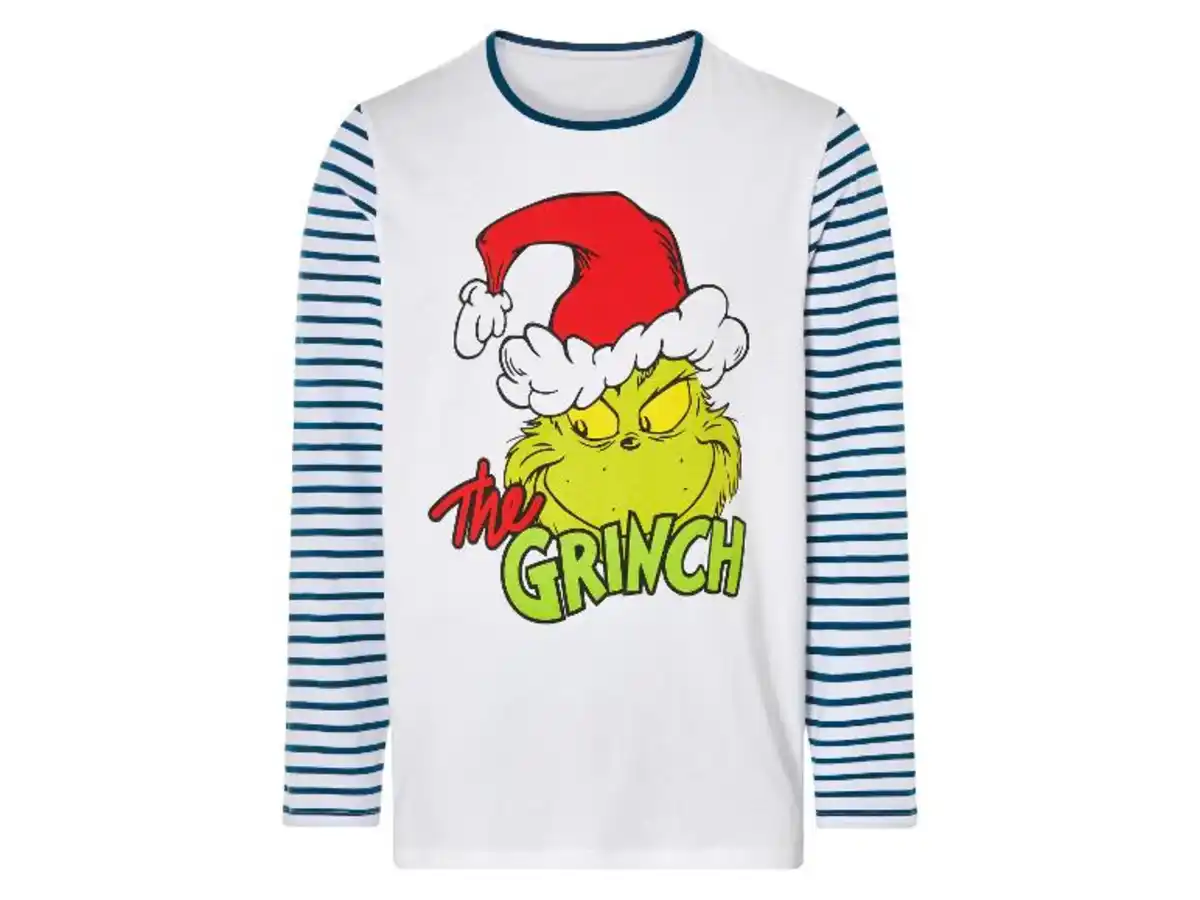Bild 3 von Herren Pyjama »Grinch«, aus reiner Baumwolle
