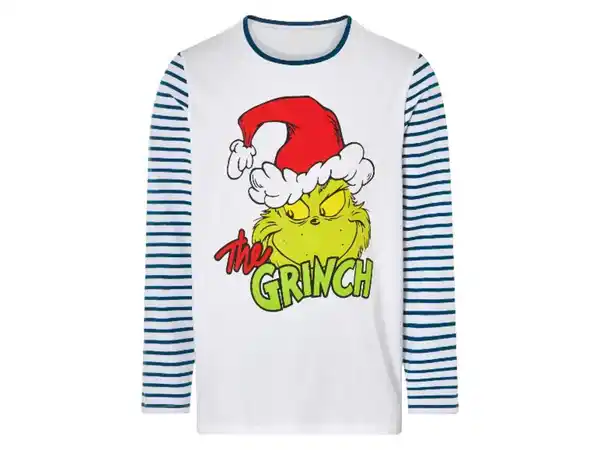 Bild 3 von Herren Pyjama »Grinch«, aus reiner Baumwolle