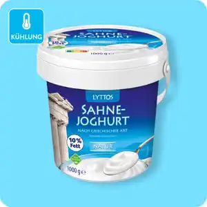 LYTTOS Joghurt griechischer Art, Natur