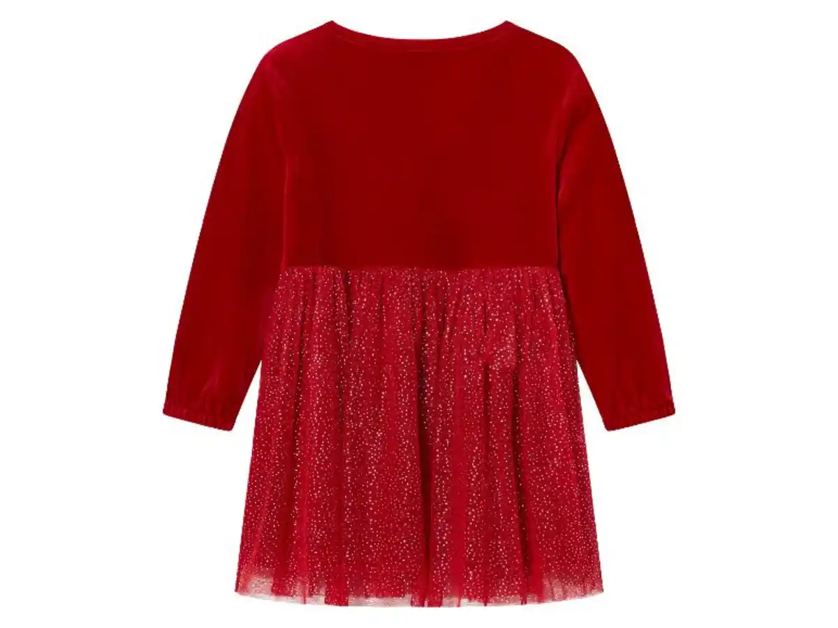 Bild 4 von lupilu® Kinder Kleid, aus weicher Velours-Qualität