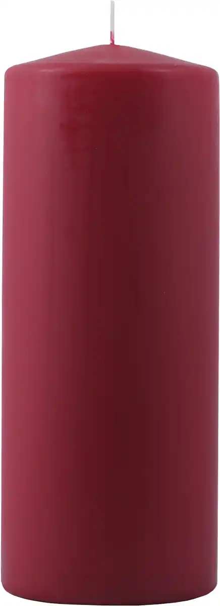 Bild 1 von Diana Candles Stumpenkerze rubinrot Höhe 20 cm, Ø 7,8 cm