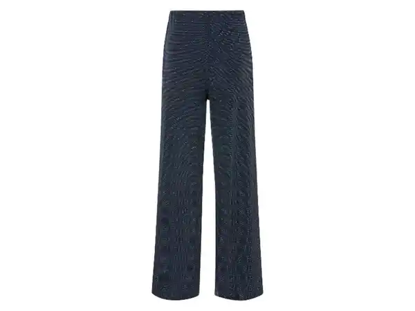 Bild 4 von esmara® Damen Wide-Leg-Hose mit edlem Glitzereffekt