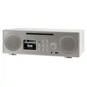 Internetradio mit Dab+ und CD-Player,Dabman i450 CD, silber