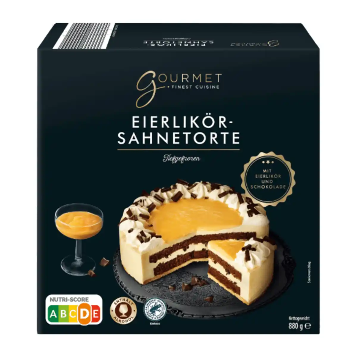 Bild 1 von GOURMET FINEST CUISINE Eierlikör-Sahnetorte 880g