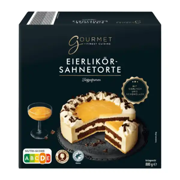 Bild 1 von GOURMET FINEST CUISINE Eierlikör-Sahnetorte 880g