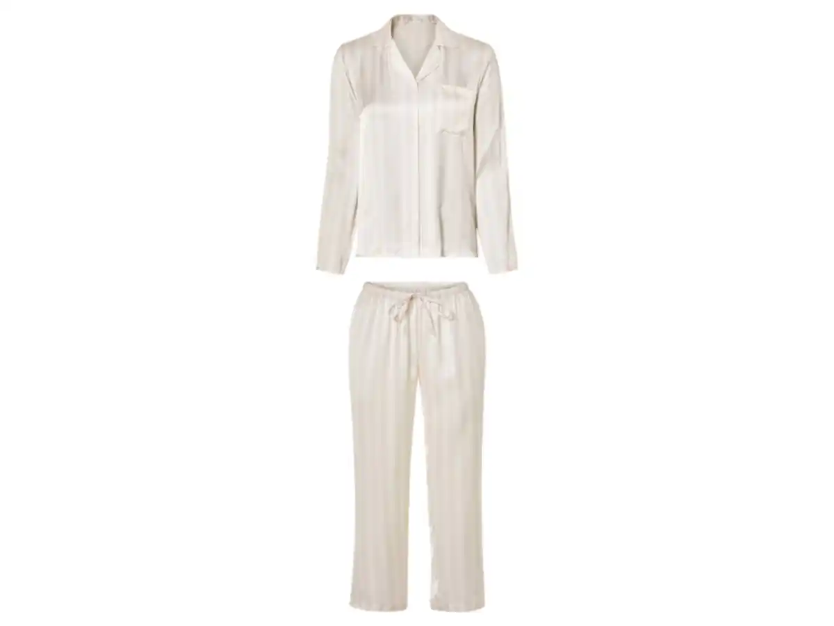 Bild 2 von esmara® Damen Satin-Pyjama, 2-teilig, aus edler, fließender Satin-Qualität