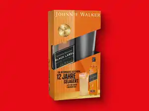 Johnnie Walker Black Label Blended Scotch Whisky Geschenkpackung