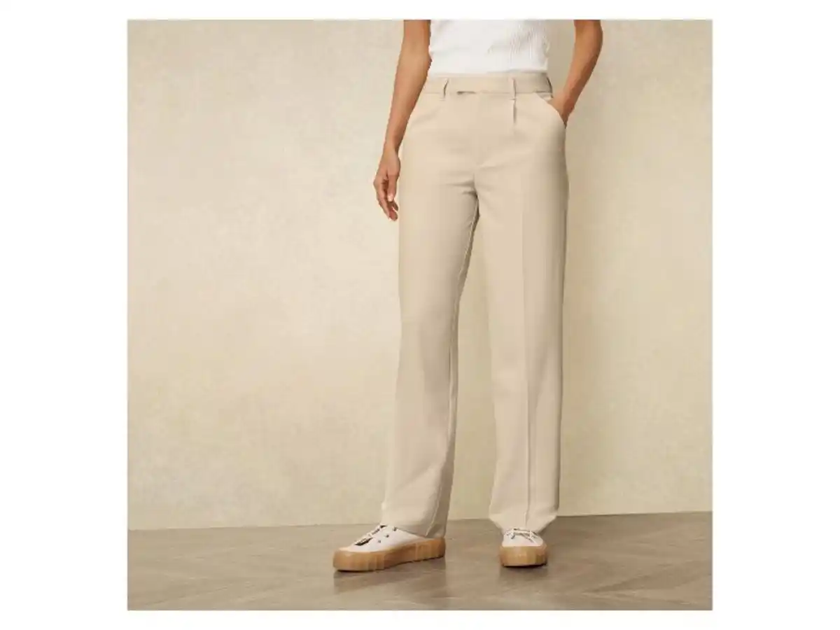 Bild 3 von esmara® Damen Wide-Leg-Hose, mit Bügelfalte