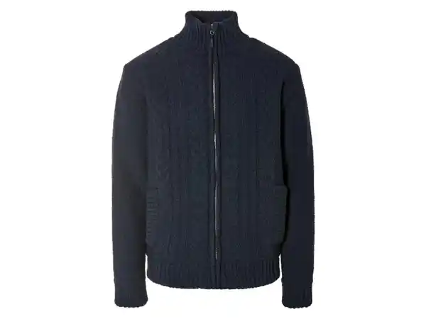 Bild 2 von LIVERGY® Herren Grobstrickjacke, mit Zopfstrickmuster