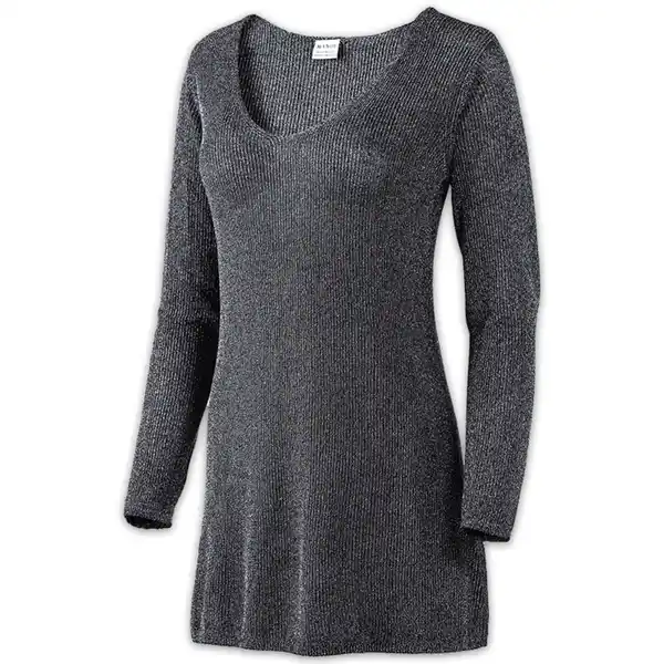 Bild 2 von Manou Eleganter Long-Pullover