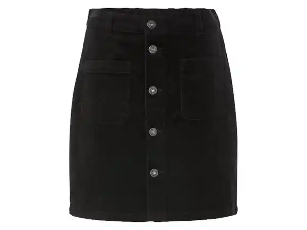 Bild 2 von esmara® Damen Cord-Minirock, mit teilelastischem Gummizugbund