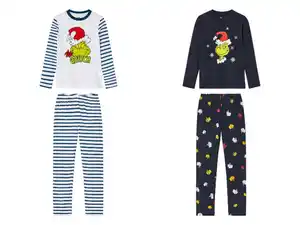 Kleinkinder/Kinder Pyjama »Grinch«, reine Baumwolle