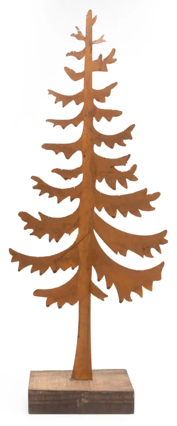 Bild 1 von TrendLine Dekofigur Metall Tannenbaum 64 x 26 cm rost