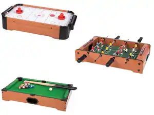 Playtive Mini Tischfußball / Air Hockey / Pool Billard,  3 Spielern