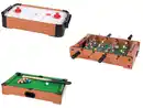 Bild 1 von Playtive Mini Tischfußball / Air Hockey / Pool Billard,  3 Spielern