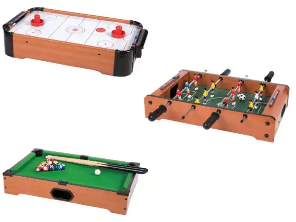 Bild 1 von Playtive Mini Tischfußball / Air Hockey / Pool Billard,  3 Spielern