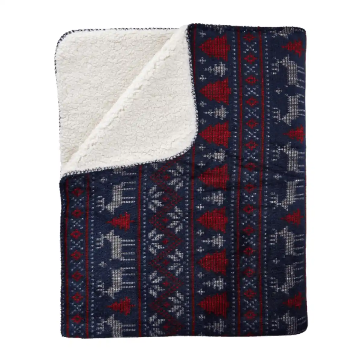 Bild 3 von HOME CREATION Fleece-Sherpa-Decke