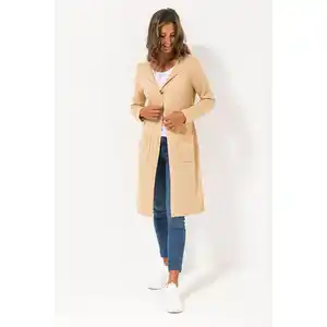 CASHMASOFT Cardigan, 1/1-Arm lange Form Cashmeregriff aufgesetzte Taschen