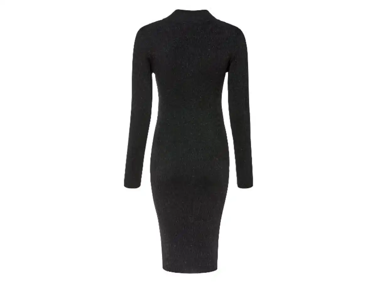 Bild 3 von esmara® Damen Geripptes Strickkleid mit edlem Glitzereffekt