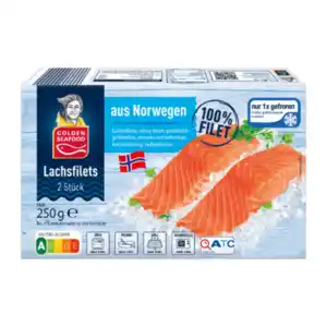 GOLDEN SEAFOOD Lachsfilets 250g