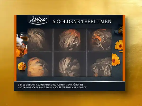 Bild 1 von Deluxe 6 Goldene Teeblumen Entdeckerbox,  6 Stu