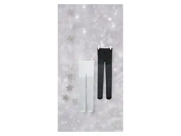 Bild 3 von lupilu® Kinder Strumpfhosen, 2 Stück, mit Glitzer-Effekt