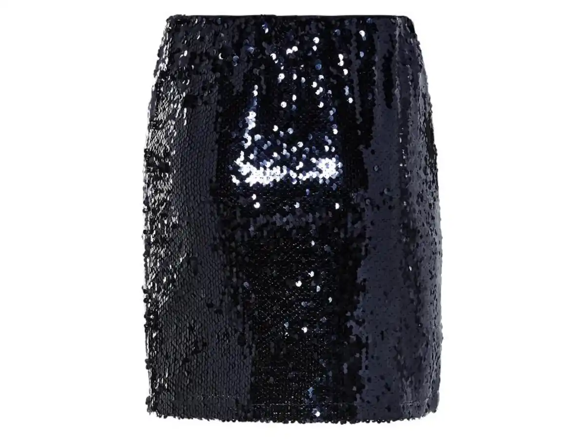 Bild 4 von esmara® Damen Pailletten-Minirock, mit Fütterung