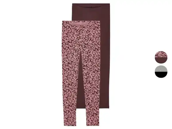 Bild 1 von pepperts!® Kinder Leggings, 2 Stück, hoher Baumwollanteil