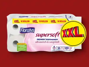 Floralys Supersoft Premium Toilettenpapier XXL