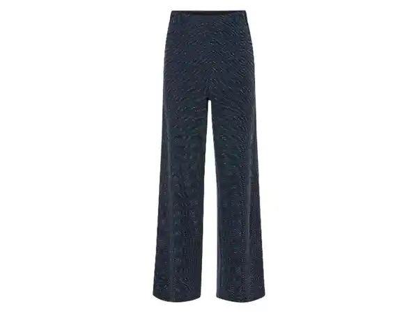 Bild 2 von esmara® Damen Wide-Leg-Hose mit edlem Glitzereffekt