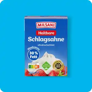 MILSANIE H-Schlagsahne, Mind. 30 % Fett