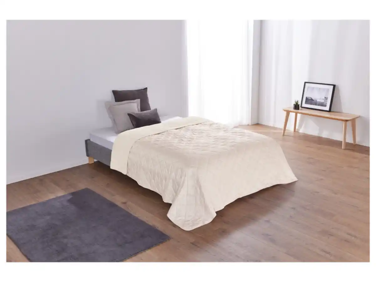 Bild 3 von LIVARNO home Samt-Tagesdecke, 200 x 220 cm