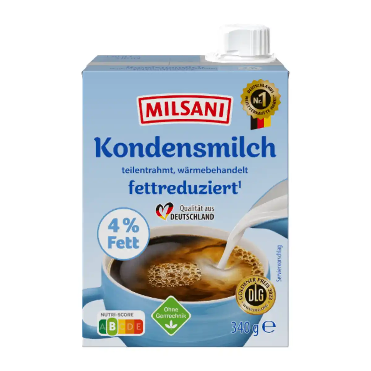 Bild 1 von MILSANI Kondensmilch 340g