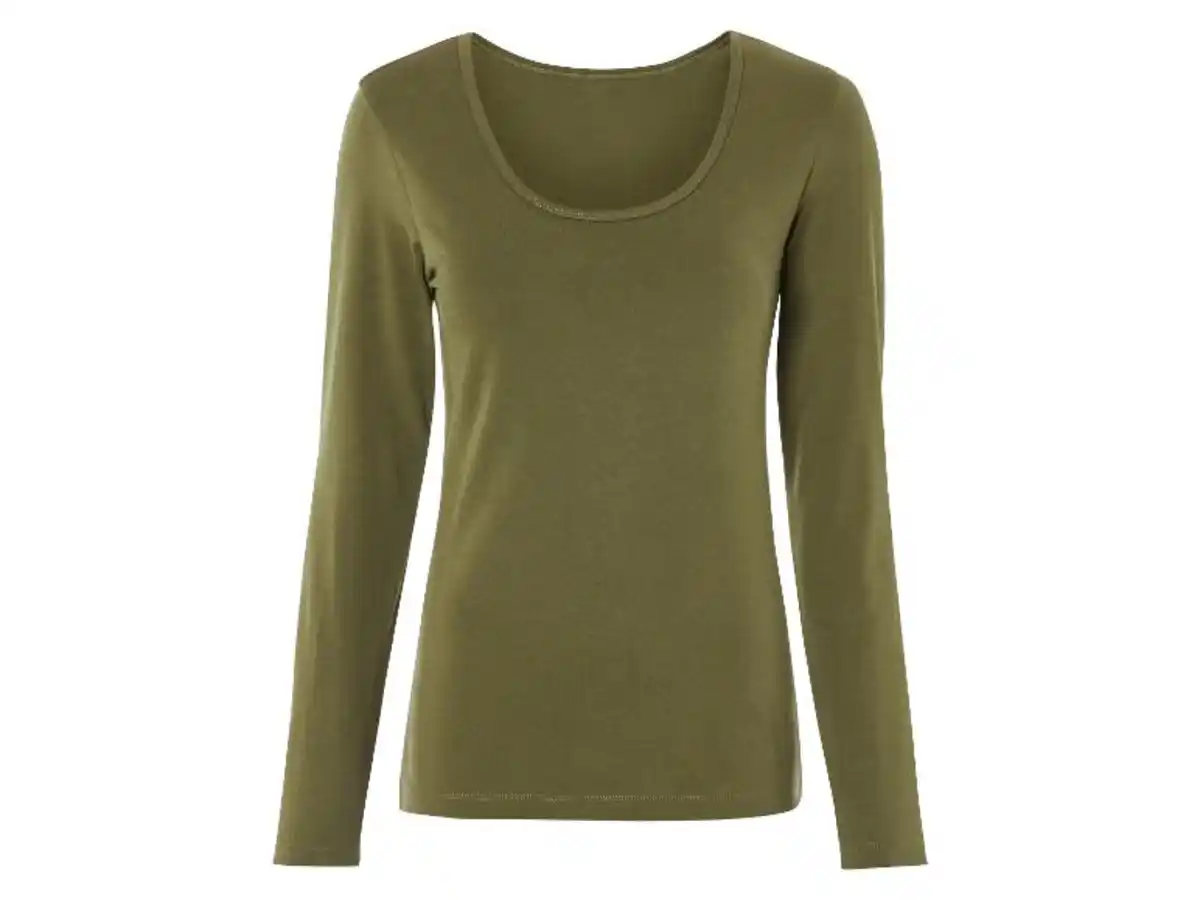 Bild 2 von esmara® Damen Langarmshirt mit Rundhalsausschnitt