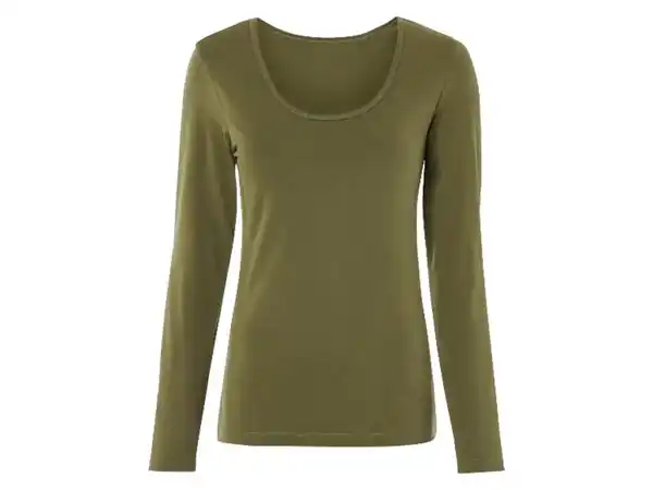 Bild 2 von esmara® Damen Langarmshirt mit Rundhalsausschnitt