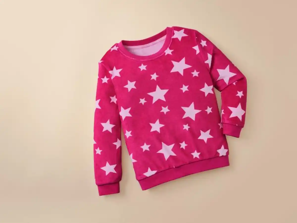 Bild 3 von lupilu® Kleinkinder Plüschpullover, angenehm weich