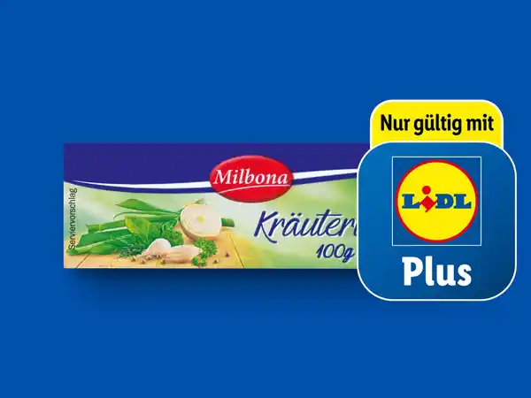 Bild 1 von Milbona Kräuter-/Knoblauchbutter,  100 g