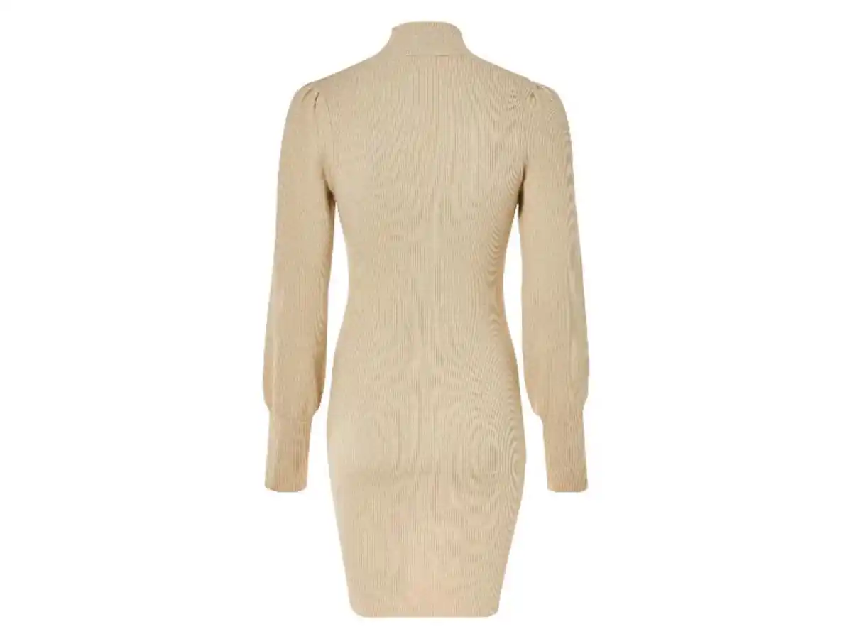 Bild 3 von esmara® Damen Strickkleid, mit langen Puffärmeln