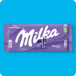 MILKA Schokolade, versch. Sorten