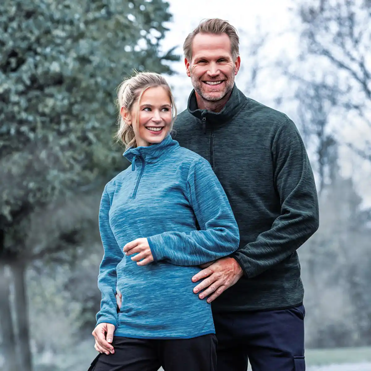 Bild 1 von Toptex Sport Mikrofleece-Troyer "Space Dyed"