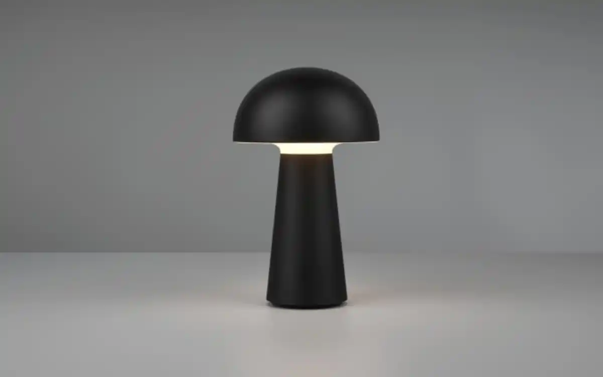 Bild 2 von LED-Akku-Tischleuchte Lennon, schwarz, 21,5 cm